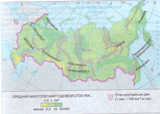 Многолетний сток рек