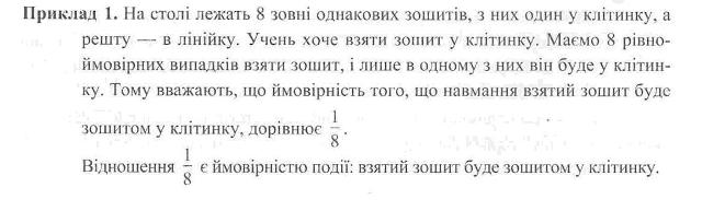 Імовірність випадкової події