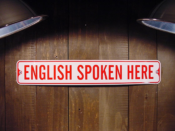 english spoken here