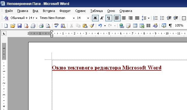 Microsoft Word