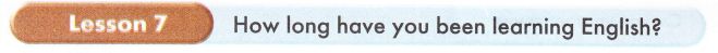 How long have you been learning English