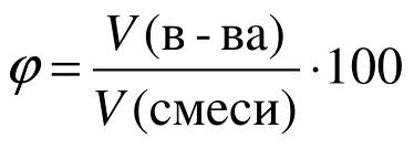 Объемная доля