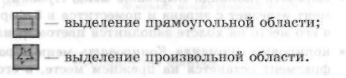 Для выделения фрагмента предназначены два инструмента