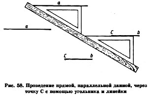 проведение прямой