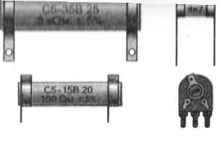 Резистори деталей. фото