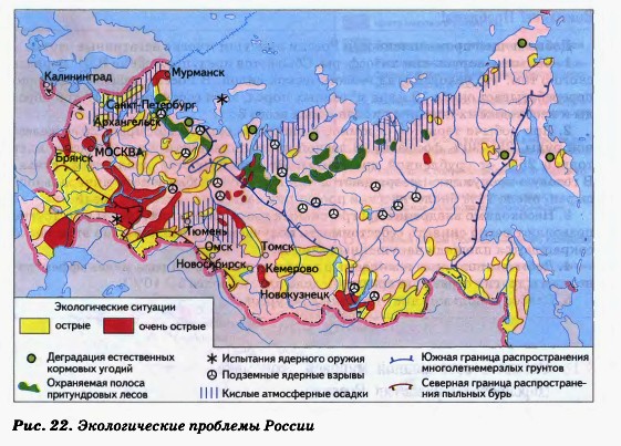 Экологические проблемы России