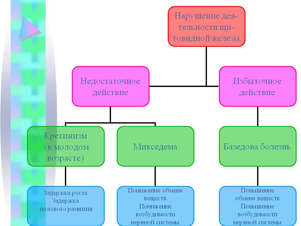 нарушение работы щитовидной железы. фото