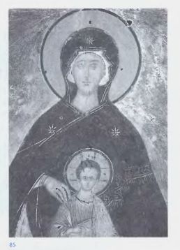 ДИОНИСИЙ. Богоматерь с Младенцем на троне. Фреска. 1502 г. Апсида. Церковь Рождества Богородицы. Ферапонтово