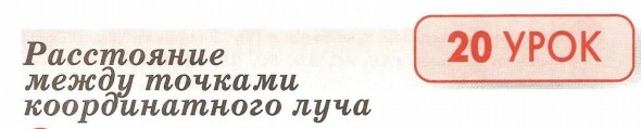 Урок 20. Расстояние между точками числового луча