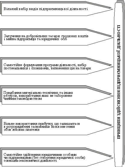 Науково-обґрунтовані принципи здійснення підприємницької діяльності