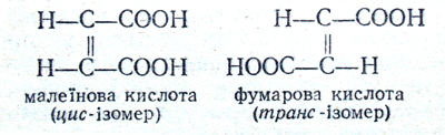 Приклад геометричних ізомерів