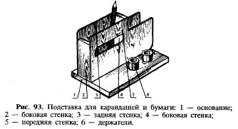 Подставка для карандашей и бумаги