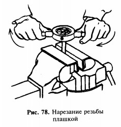 нарезание резьбы