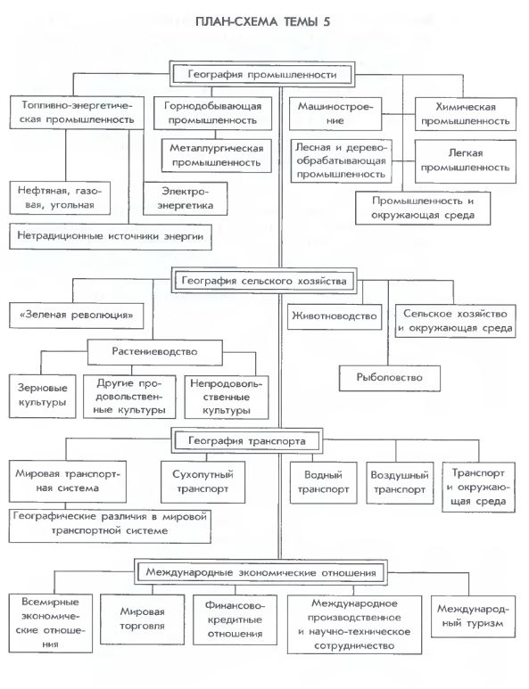 План-схема темы 5