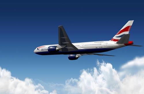 Самолет British Airways