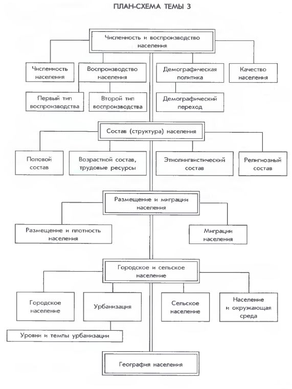 План-схема темы № 3