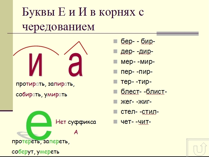 правописание приставок