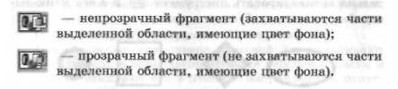 Инструменты выделения фрагментов