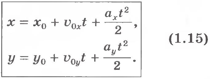 Движение с постоянным ускорением