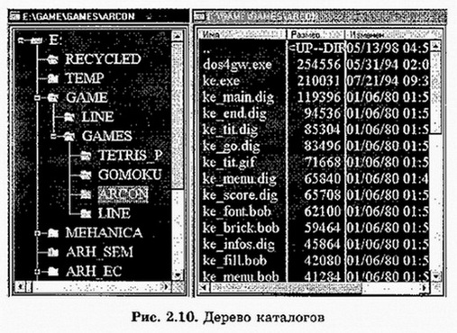 Дерево каталогов