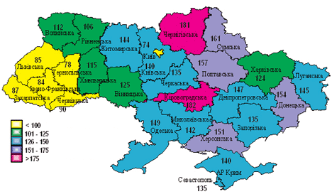 Статистика смертности и травматизма в Украине